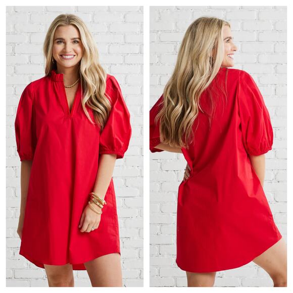Caryn Lawn Dresses & Skirts - Caryn Lawn Erin Red Dress • One Size • Women’s Casual Mini